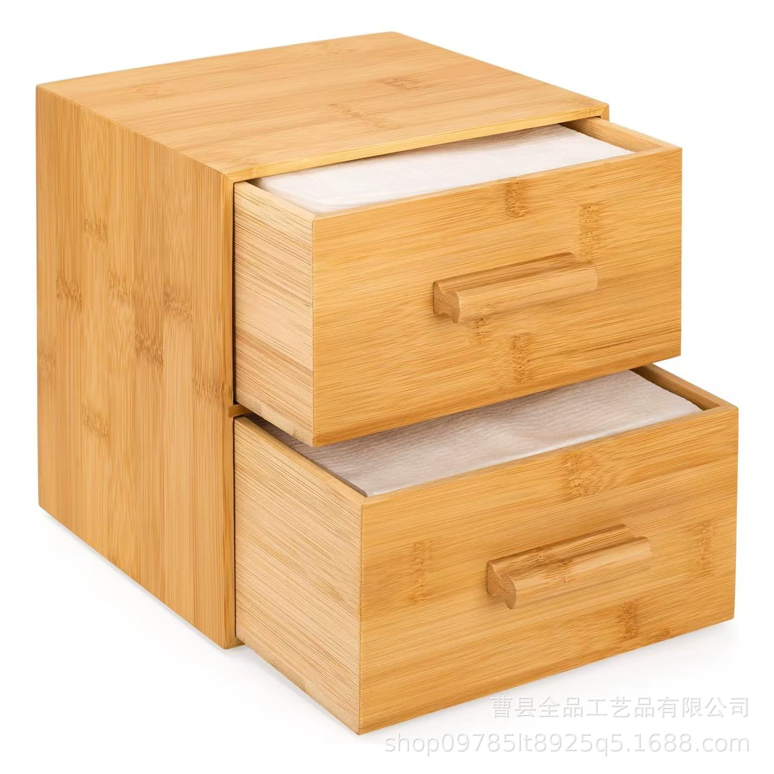 Деревянная коробка для мытья лица Двойная коробка для ванной комнаты