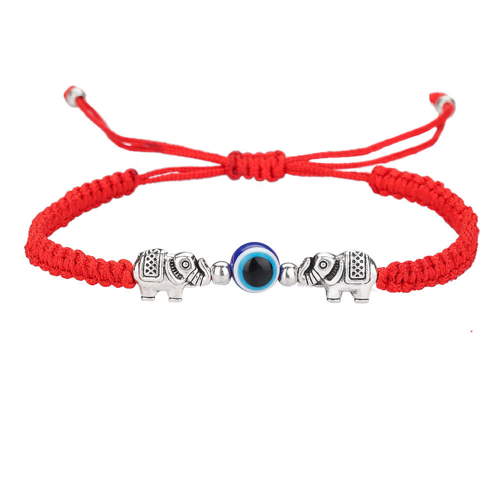 1 Pièce Mode L'oeil Du Diable Résine Corde Tricot Femmes Bracelets display picture 5