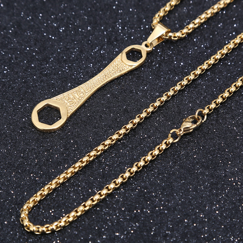 Wholesale Jewelry Retro Scissors Spoon Kitchen Knife 304 Stainless Steel Plating display picture 26