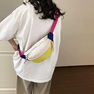 小众多巴胺包包女2026年夏季新款韩版轻便单肩斜挎包休闲简约胸包