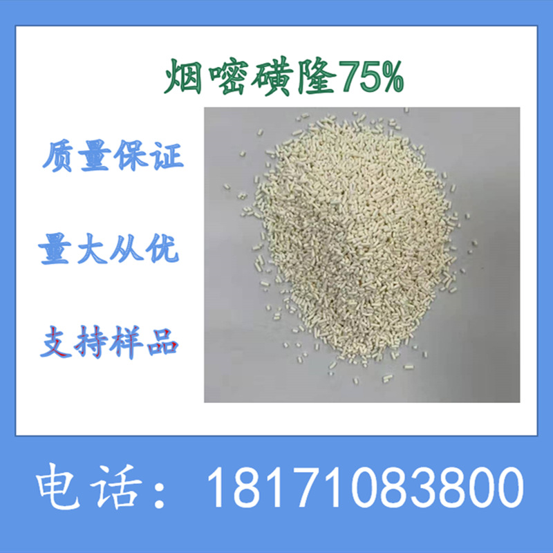 烟嘧磺隆75%WDG 水分散粒剂 厂家 大包装 75%烟嘧磺隆