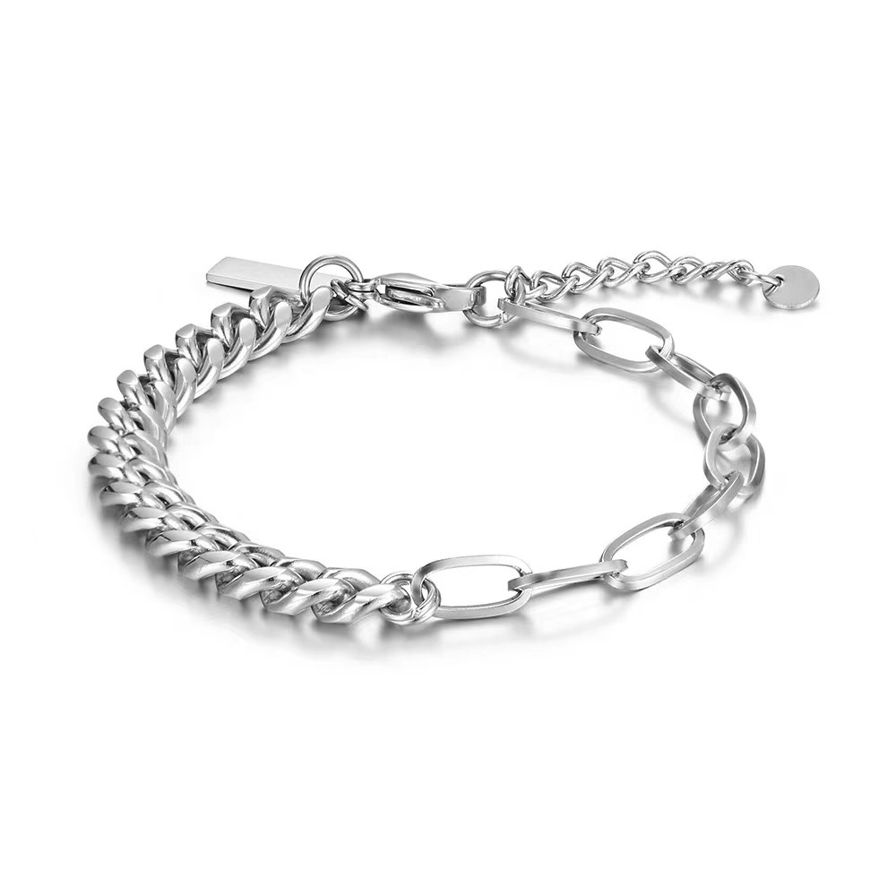 Herren Cuban Link Armband Edelstahl Wasserdicht Und Langlebig_voghion.com