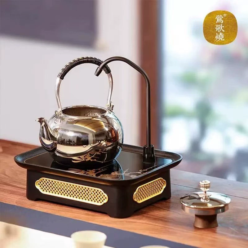 Yingge сжигает электрическую глиняную печь для домашнего использования с насосной тихой электрической чайной плитой для автоматического приготовления чая на воде