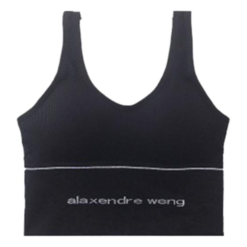 Internet celebridad mismo estilo belleza espalda Rey envuelto pecho U chaleco femenino anti-exposición inalámbrico yoga más tamaño ropa interior deportiva verano femenino