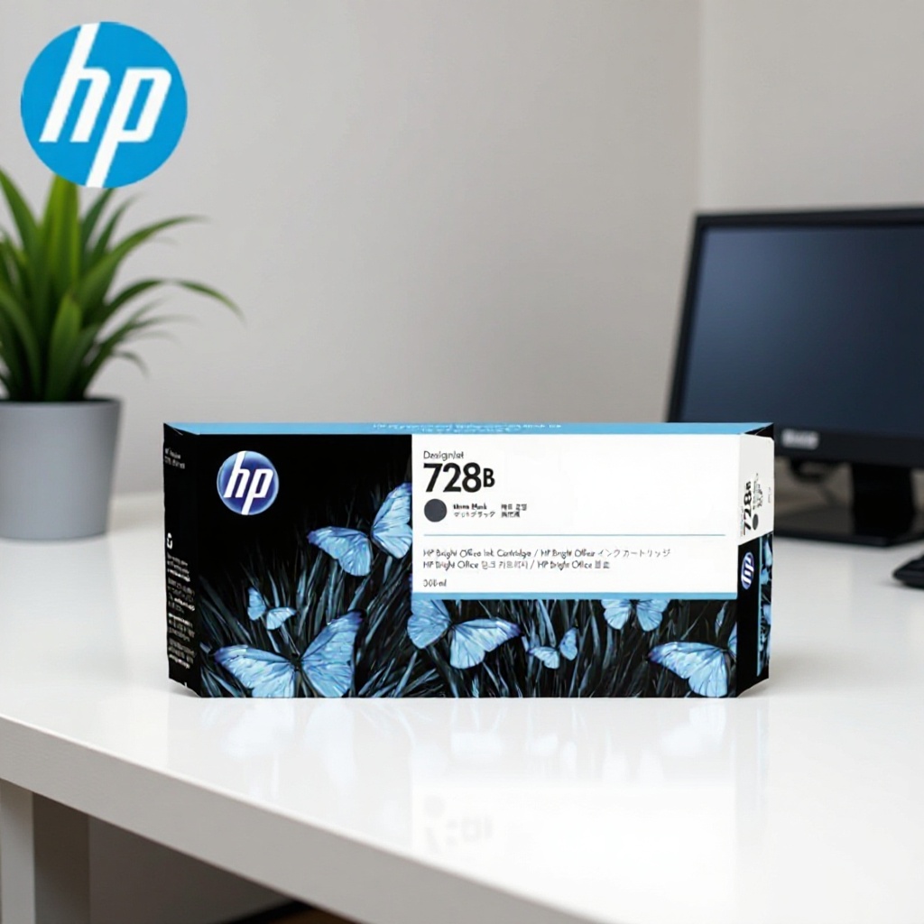 原装惠普hp728B/728墨盒适用绘图仪T730,T830黑彩色墨盒