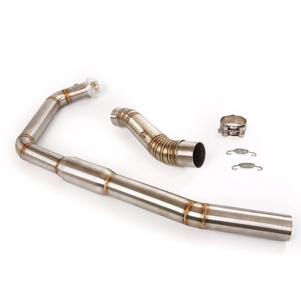 Cbr300R/Cb300F/Cb300R Motorcycle Modified Stainless Steel Front and Mid-Section Exhaust Pipe, Mid-Section 51mm