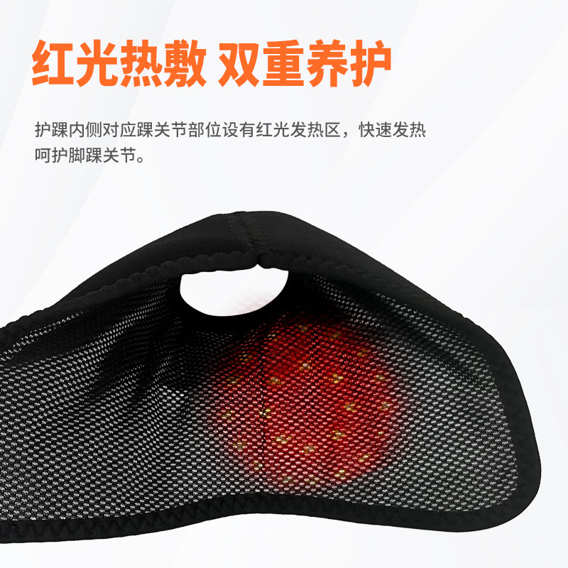 Nuevo masajeador de tobillo de luz roja masajeador de pies de compresión caliente vibración calor articulación pedoterapia transfronteriza