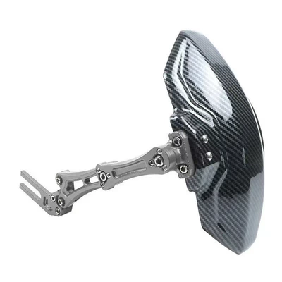 Motorcycle Fender Rear Fender Cnc Universal Accessory - titanium-color-cnc-bracket-carbon-fiber-texture-universal-bracket