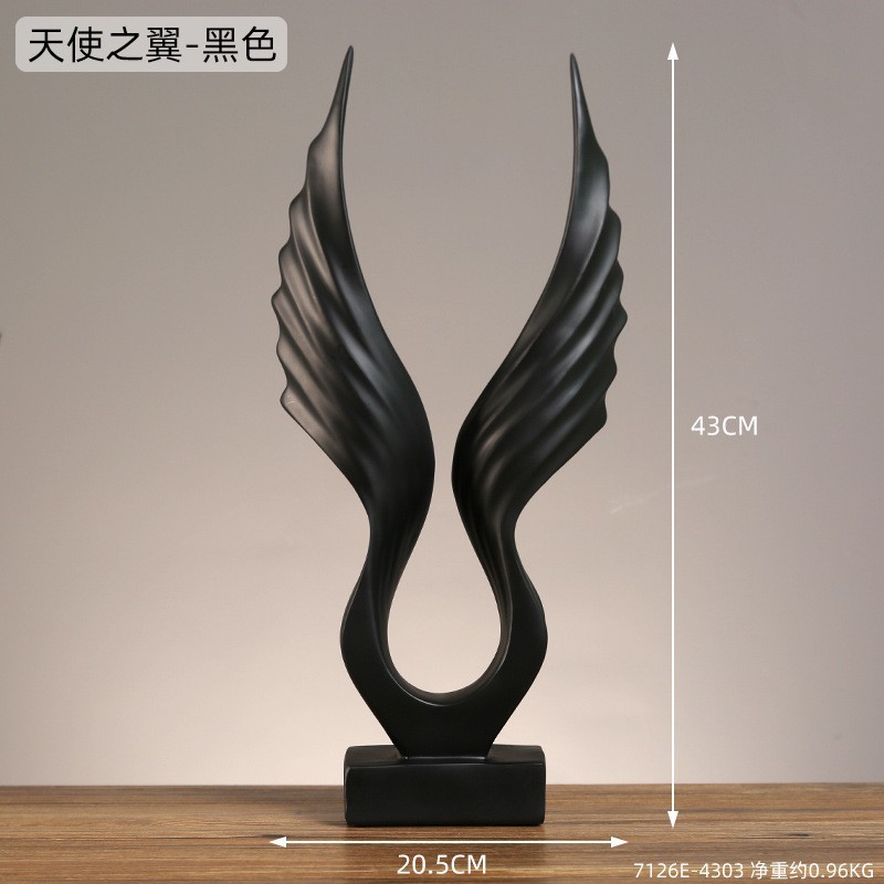 7126E-4303-Alas de ángel-Negro
