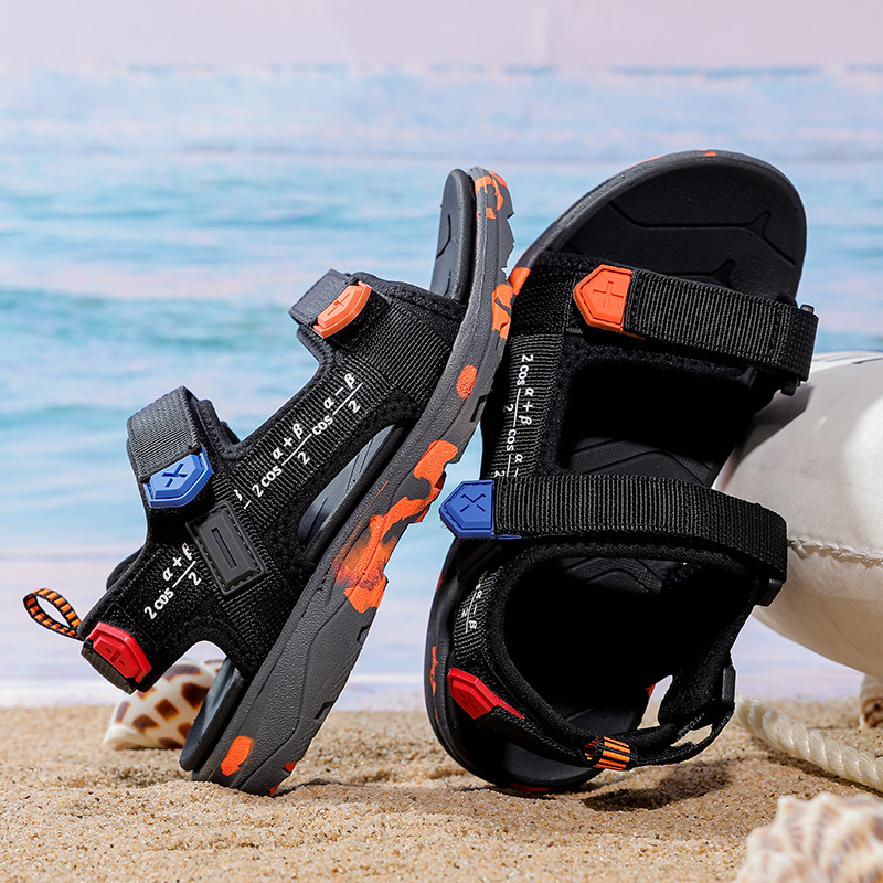 Sandalias de Playa de Suela Suave para Niños de Tela para Playa
