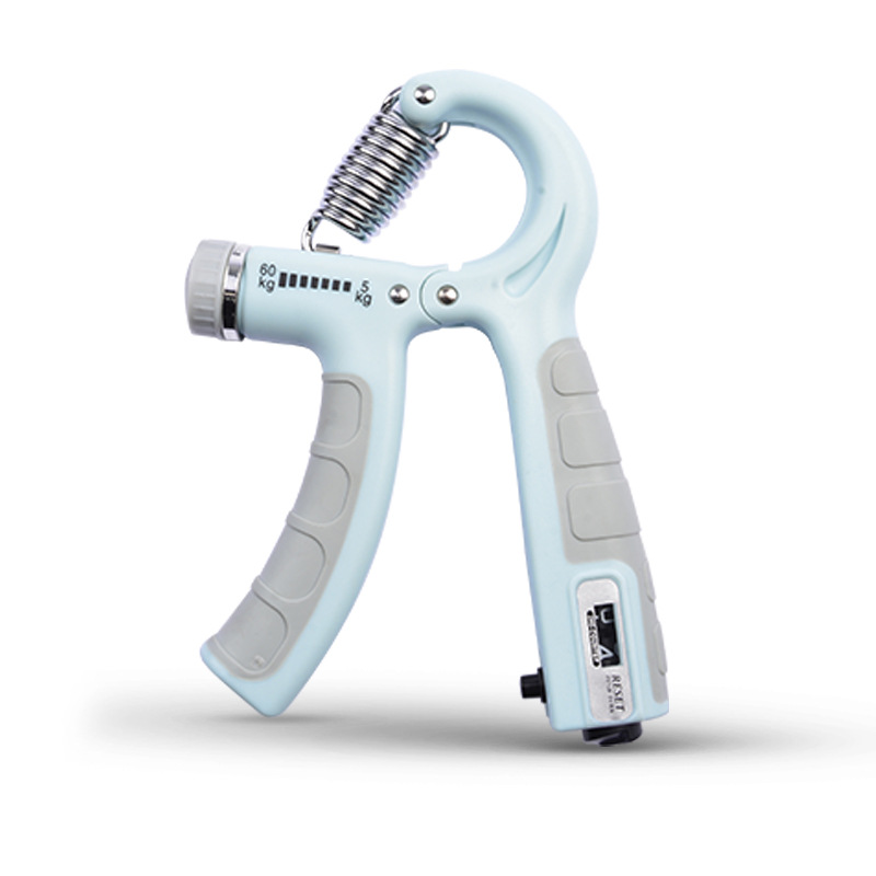 Contando agarre fitness muñeca fuerza muscular ejercicio tensión portátil ajustable agarre mano entrenador
