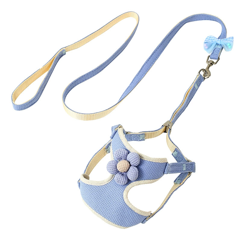 Dog cats leading rope vest small dog teddy Bie Beauty.com red chest strap dog chain walking dog rope