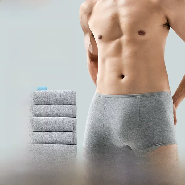 Kimhome Disposable Underwear Men's Cotton Triangle Boxer Briefs No-Wash Travel Independent Package