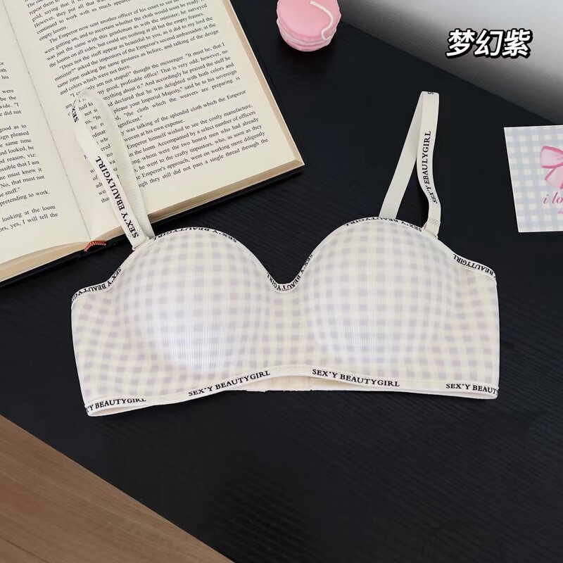 内衣女小胸聚拢外扩漫画胸显大防下垂收副乳按摩手掌杯少女文胸罩|undefined