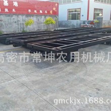 30吨双向牵引框架拖车 两头转盘平板车厂家 实心胎大型平板拖板车