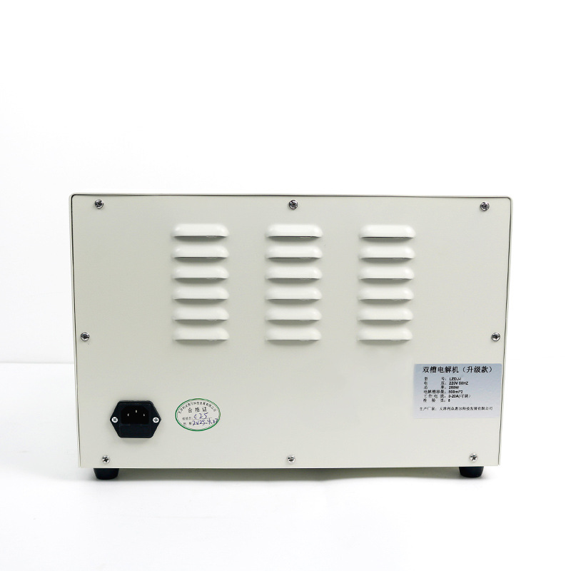 Dentadura dental dentadura equipo de fábrica mecánico máquina de pulido electrolítico de doble ranura de alimentación de electrolitos máquina de pulido electrolítico Doble