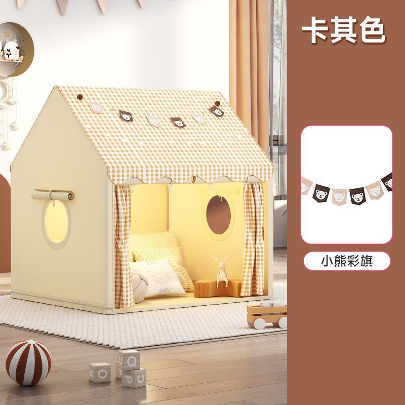 Tiendas de campaña para niños en interiores Niñas Niños Castillo Casa pequeña Casa de juguetes Princesa Fantástica Juegos de cama Base secreta
