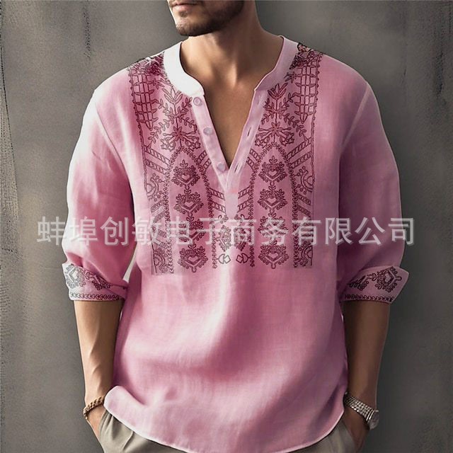 2023 transfronteriza europea y americana de los hombres de verano nuevo color sólido solapa de manga corta de moda cardigan casual camisa delgada para los hombres