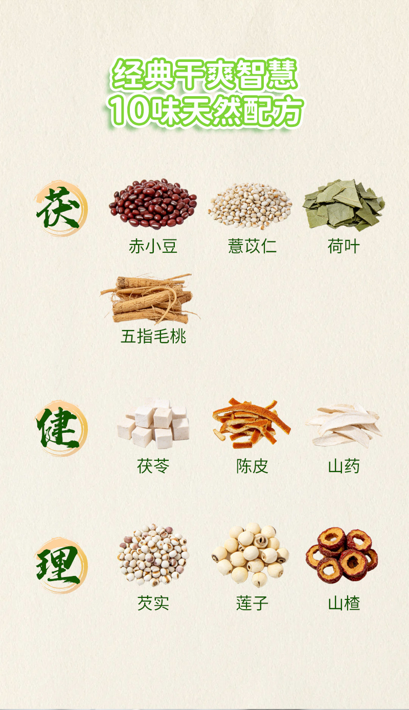 Fu Yi He Lian Gao Drink (100ml Sachet) — Food-Herb Herbal Paste Beverage for Damp-Season Wellness specifications