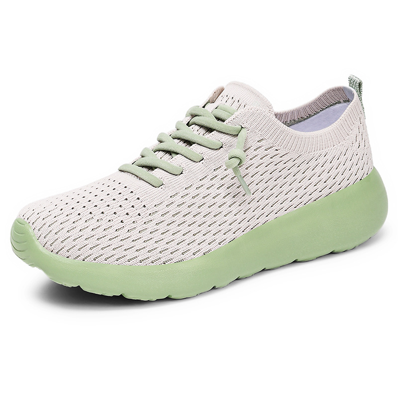 El Jin Seyuan| Zapatos de mujer pareja zapatos casuales de poliuretano zapatos transpirables de mujer zapatos suaves zapatos ligeros de una sola pieza zapatos poco profundos