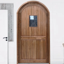 拱形门弧形平开门别墅庭院进户门家用入户门实木防盗门异形花园门