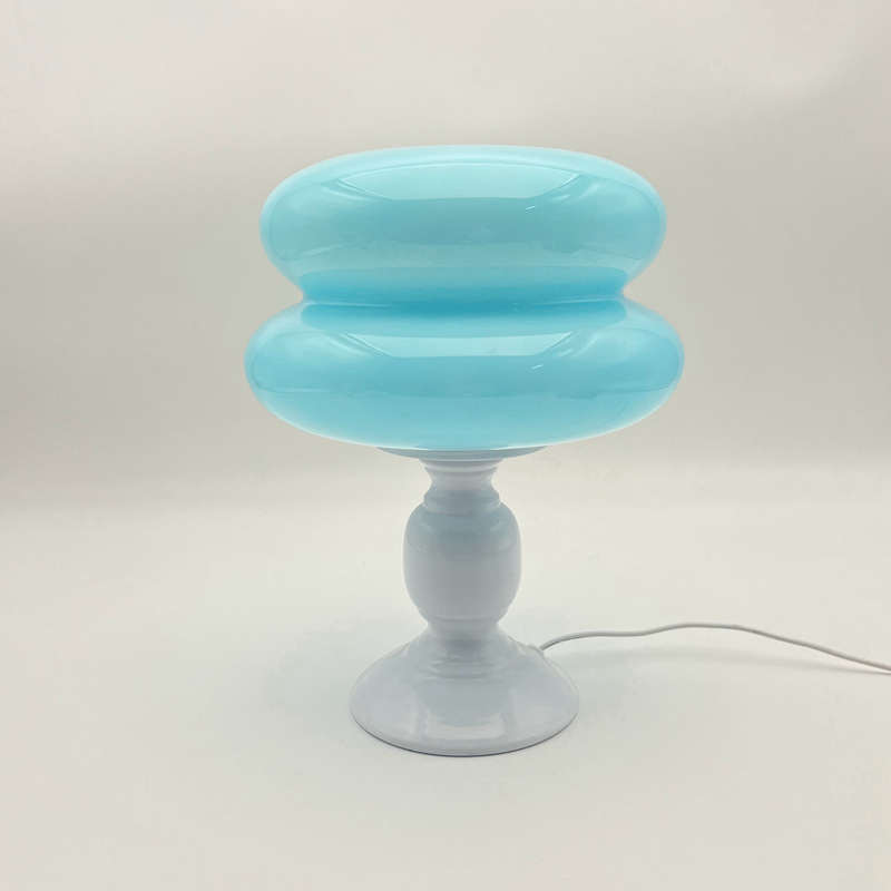 아이보리 + 블루 햄버거