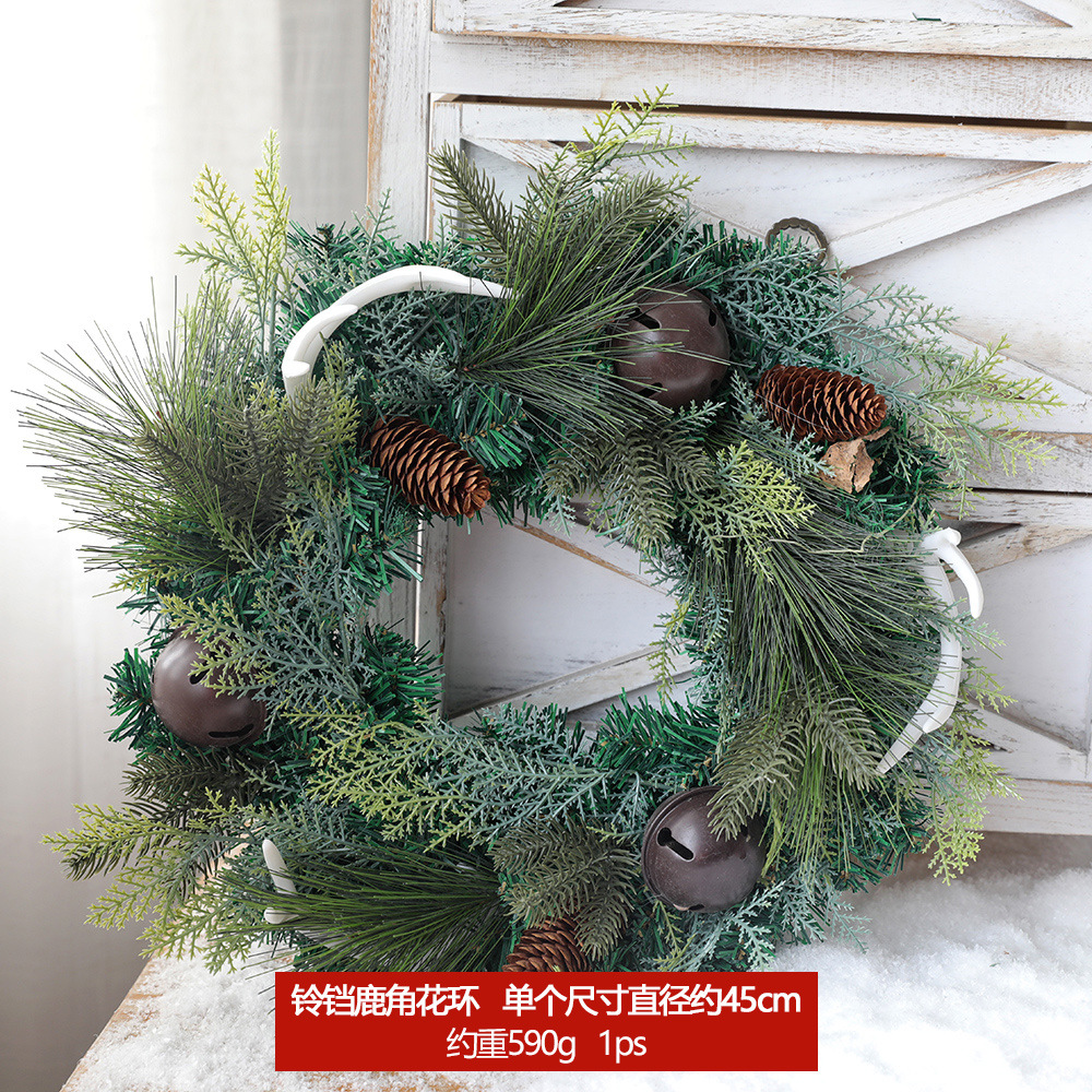 Qingqin transfronteriza decoraciones navideñas puerta guirnalda rodajas de limón decoración guirnalda navideña decoración de primavera al por mayor