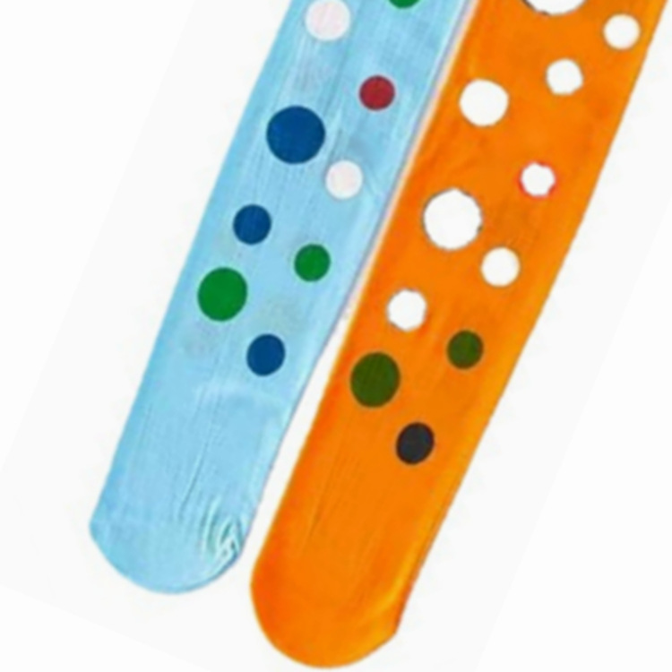 Comercio electrónico transfronterizo Halloween Wave Point Over Knee Calcetines Clown Show Stage Calcetines Egg Easter Medias