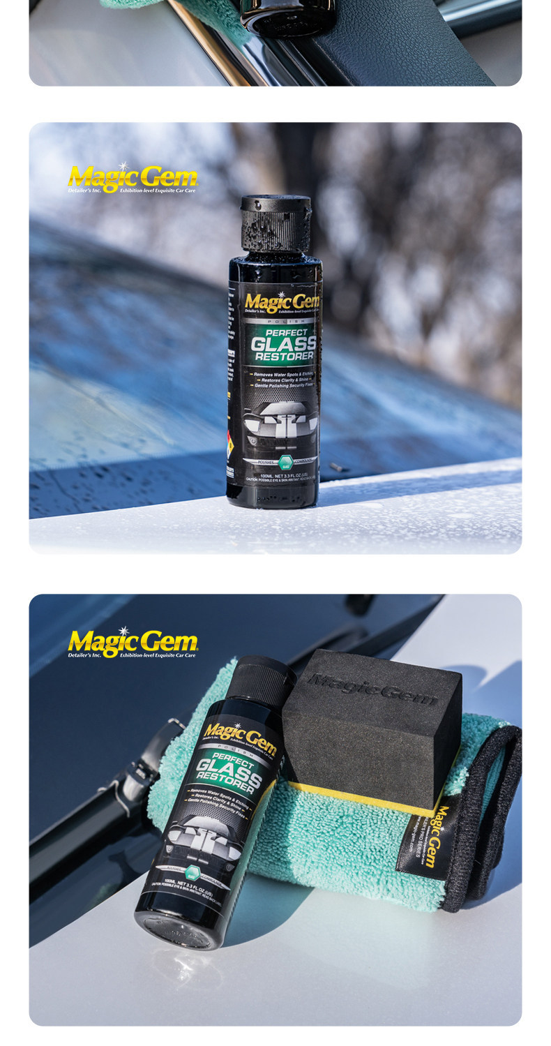 Baoneng Oil Film Cleaner for Car Windshield, Oil Film Remover, Oil Film Cleaning Agent, Oil Film Paste