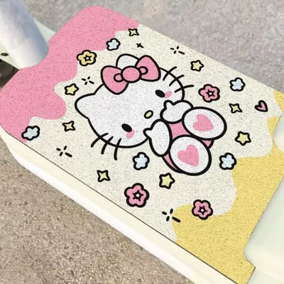 Avtomobil döşəmə paspasları – and Mud-Resistant, Self-Cutting Decorative Floor Mats - zx-cartoon-electric-foot-mat-09-3060-silk-circle-small-self-cutting