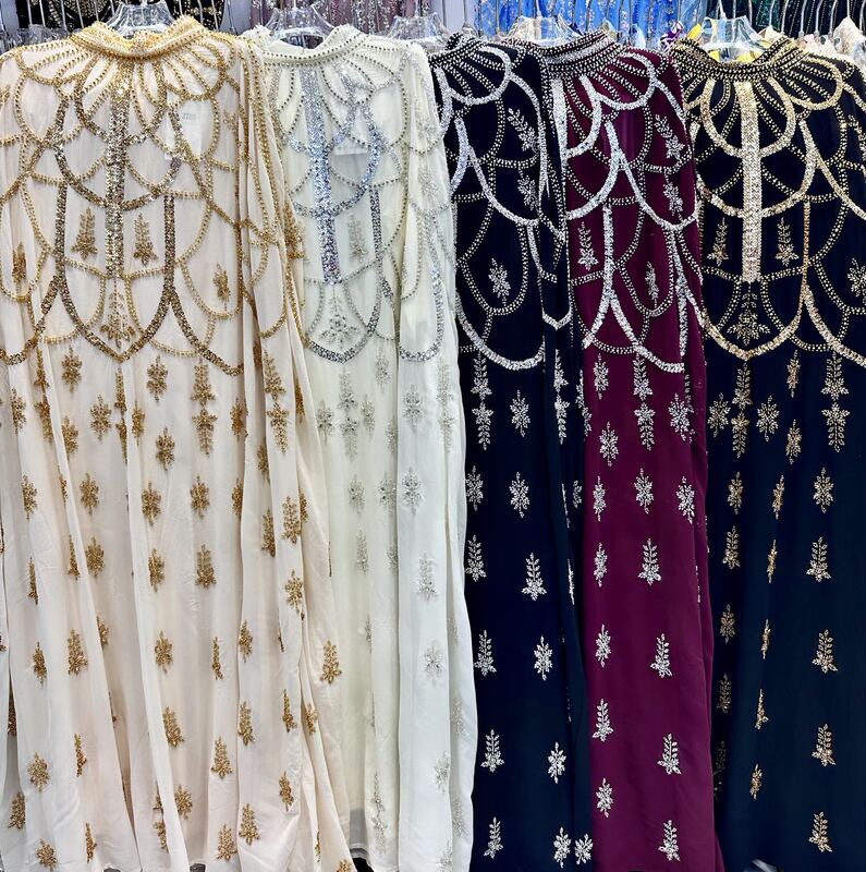 Foreign Trade Heavy Industry Sequin Beaded Dress for Women 2025 New Middle Eastern Loose Large Size Muslim Robe Long Skirt