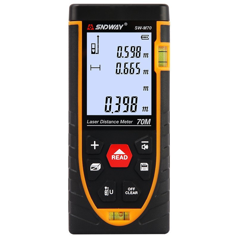 深达威SW-M50/M50A激光测距仪红外线手持式距离测量仪。