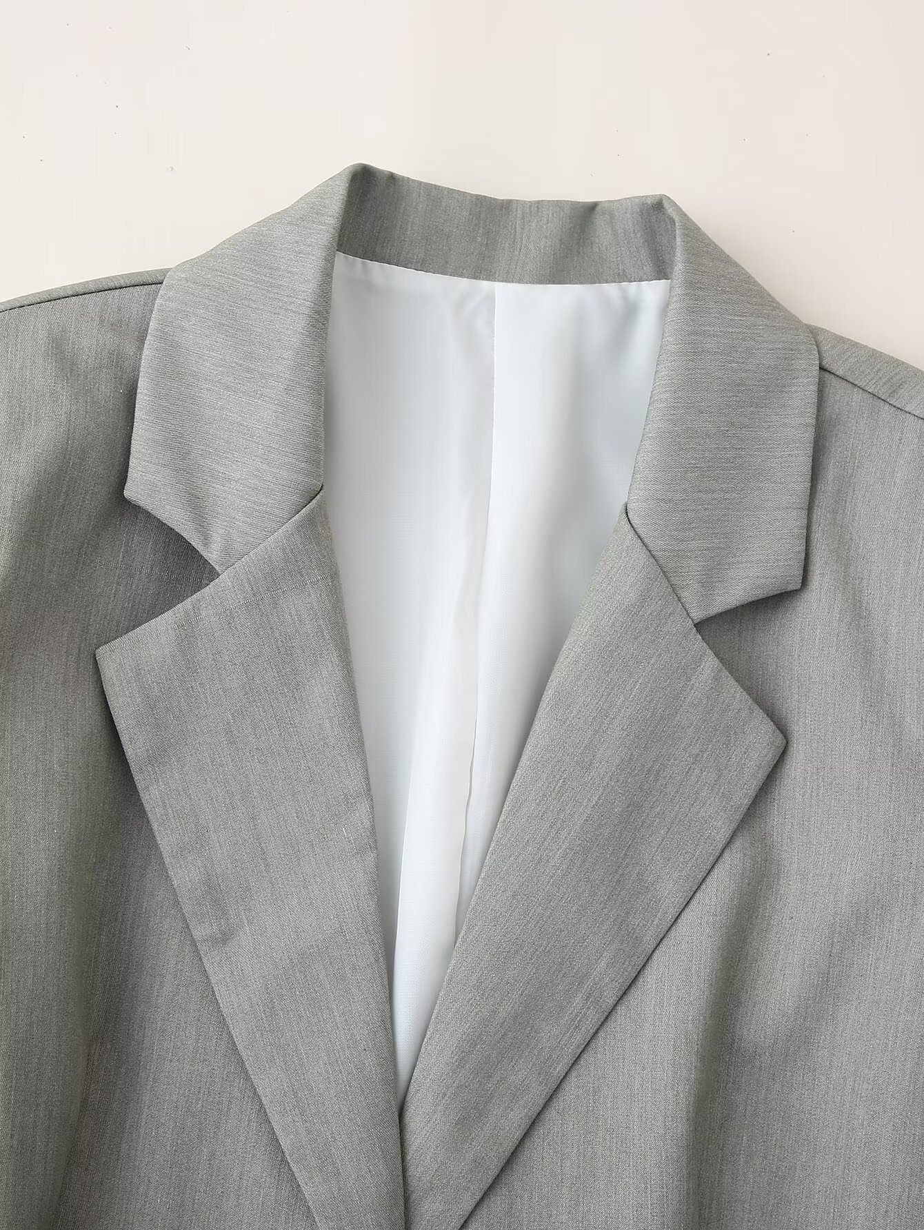 Îmbrăcăminte pentru femei 2024 toamna și iarna nouă jachetă cu curea decorativă costum mediu lung_voghion.com