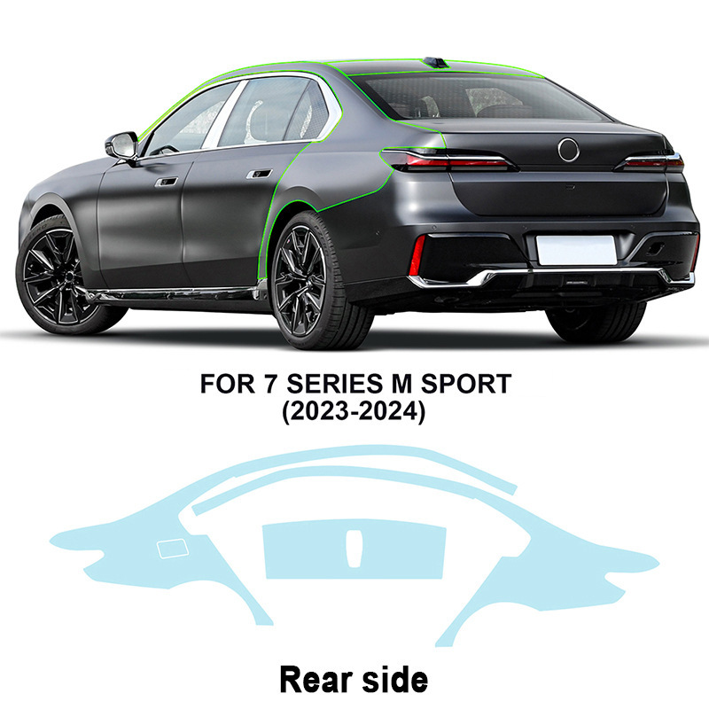 Cross-Border Exclusive Supply Suitable for Bmw 7 Series G70 m Sport Version Tpu Paint Protection Film to Prevent Scratches and Enhance Shine