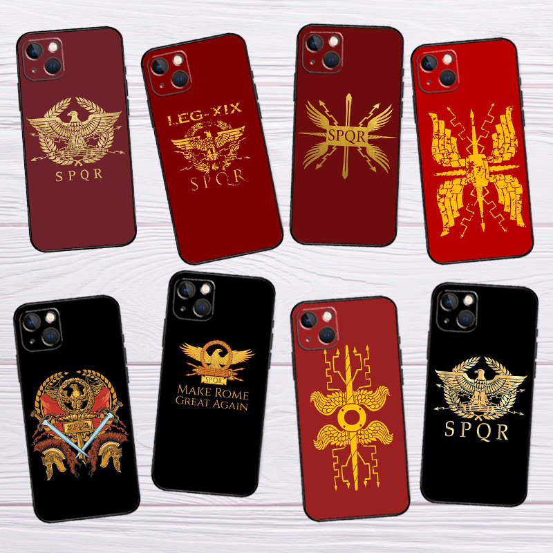 Applicable Phone Case Imperial Roman Legion Shield Badge Case iPhone 15 14 11 12 13 Pro