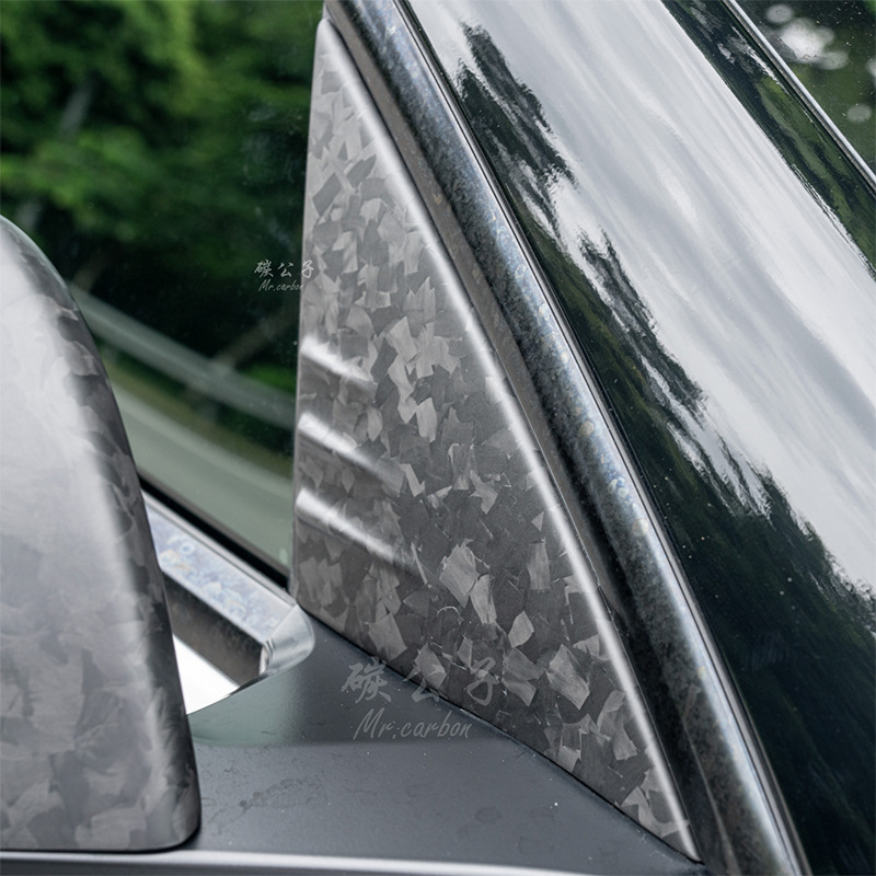 Carbon Prince Is Suitable for Tesla's New Version Model 3Ysx Carbon Fiber Rearview Mirror Shell Reversing Horn Tesla