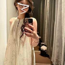 新中式国风挂脖吊带连衣裙子女夏季2026新款清冷禅意小众设计裙子