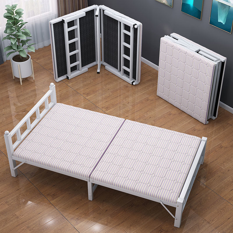 折叠床单人床家用办公室午休床经济型出租屋简易床便携铁床木板床|ru