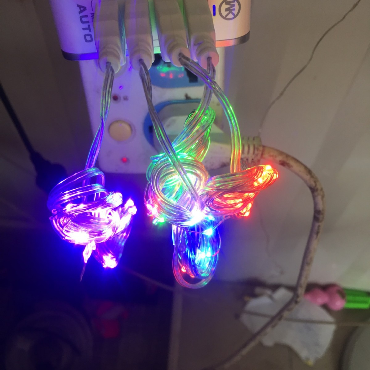 Cadena de luces constantes con cable de cobre USB, 10 metros, 100 luces, luces de cadena impermeables, luces navideñas, luces de cadena con cable de cobre, decoración de bodas