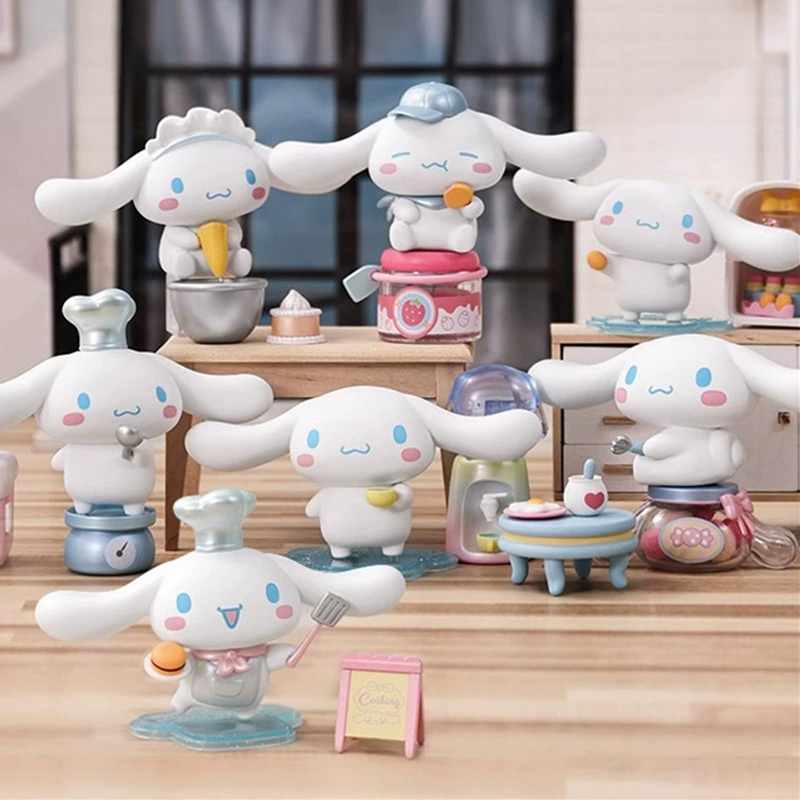 Подлинная точка Cinnamoroll Cooking Cooking Cooking House Series Blind Blinds Jade Guizhou Love Desktop healing ornaments