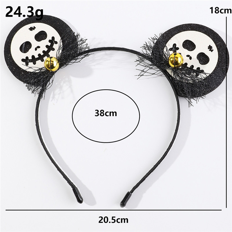 Cross-border New Halloween Hair Accessories Party Stage Cosplay Wizard Funny Pumpkin Devil Headband Hairpin display picture 4