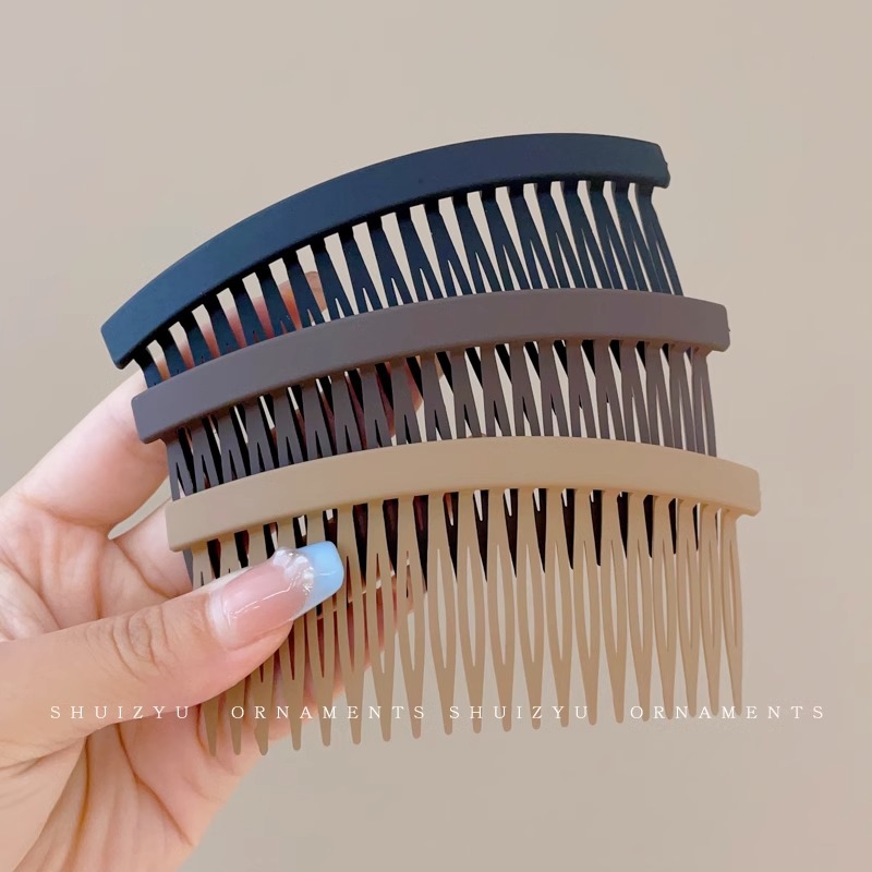 Peine de inserción de artefacto para el cabello con cabeza de bola fija, horquilla para mujer, horquilla al revés, horquilla en forma de U, nuevo peine para el cabello 2025