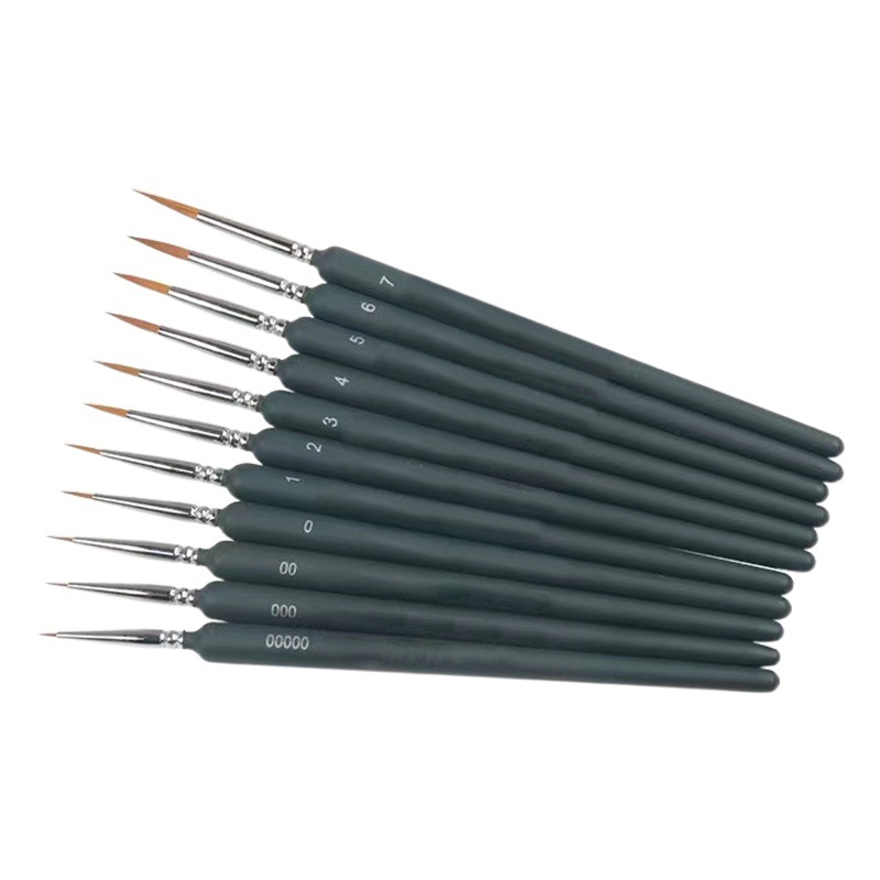 Juego de bolígrafos transfronterizos de gouache de acuarela, pincel de aceite, pincel pintado a mano extremadamente fino, pintura acrílica, pintura al óleo, gouache