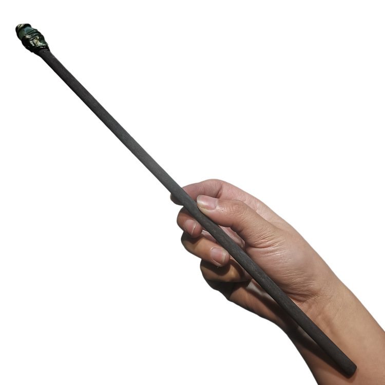 FHSJP 威卡水晶魔法棒工艺品仪式道具涟漪金漆权杖  魔法杖 图 20