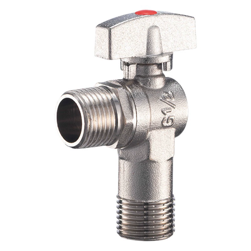 Большой угол потока клапан оптом медь 4 точки 6 точек шаровой сердечник треугольный клапан никелированный водонагреватель газовый настенный печь шаровой клапан