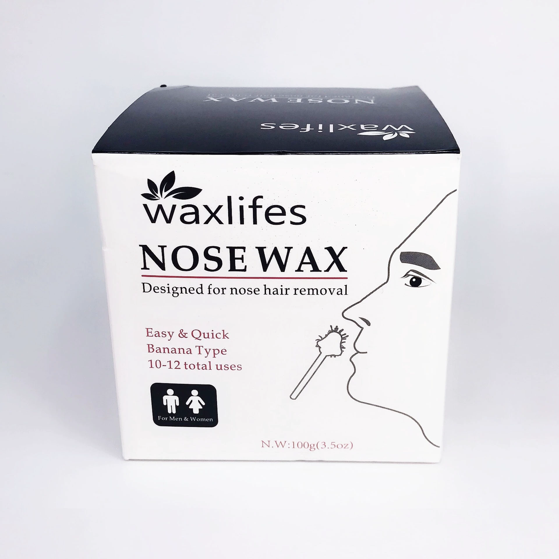 Набор воска для удаления волос в носу, набор восковых бобов для удаления волос, набор для носа, твердый воск, одноразовый набор для нанесения