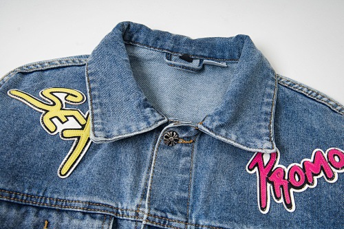 GMABCD Unisex Cross-Detail Denim Jacket – Relaxed Graphic Streetwear Outerwear - detail 14