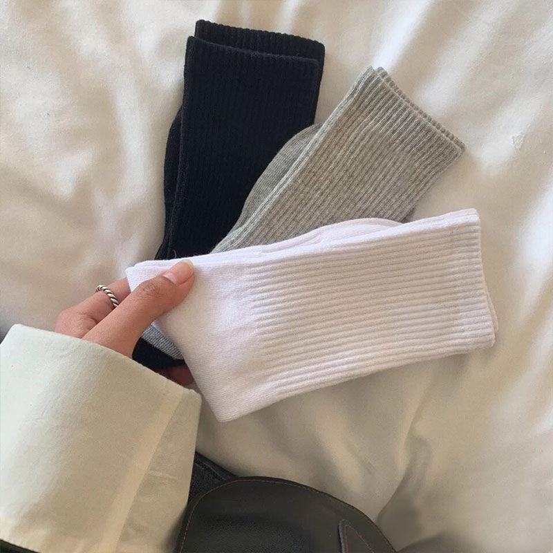 Suwan Nike Pure Cotton Check Socks Women's Korean-style Mid-length Stockings ins Trendy Sports Socks Hook Socks Suwan Nike Pure Cotton Check Socks Women's Korean-style Mid-length Stockings ins Trendy Sports Socks Hook Socks