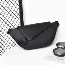 男士斜挎包通勤包2025新款胸包男款骑行包机车背包时尚运动单肩包