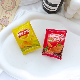 搞怪薯片发夹可爱卡通美食鸭嘴夹仿真食物侧边夹少女心刘海夹发饰